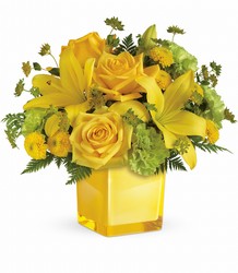 <b>Sunny Mood Bouquet</b> from Scott's House of Flowers in Lawton, OK